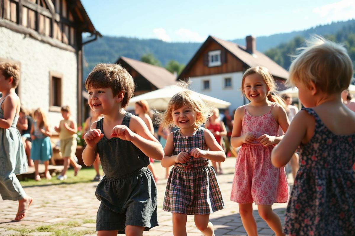 Otroci na prazniku